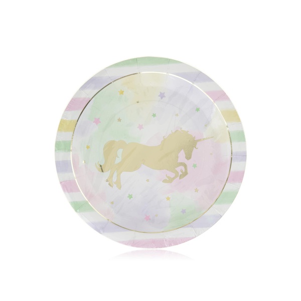Creative Converting Dinner Plate Unicorn 8.5 inches x 8