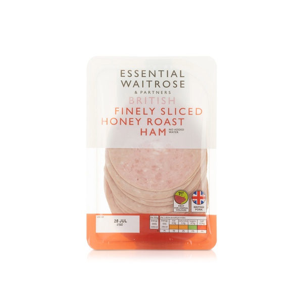 Waitrose Essential Honey Roast Ham Finely Sliced 140g