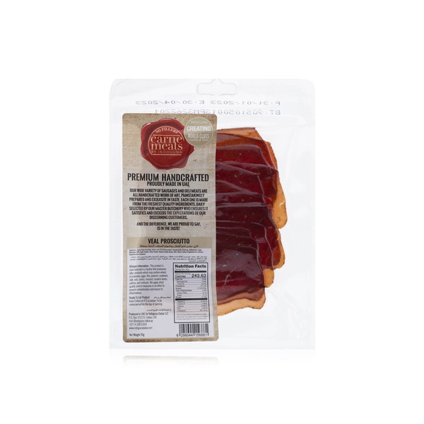 Carne Meats Sliced Veal Prosciutto 70g