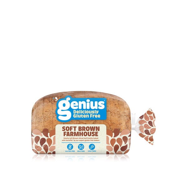 Genius glutenfree soft brown farmhouse bread 430g Spinneys UAE