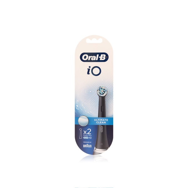اشتري Oral-B iO ultimate clean black toothbrush heads refill 4 pack في الامارات