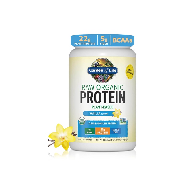 Garden of Life Raw Organic Protein Vanilla Powder 631g