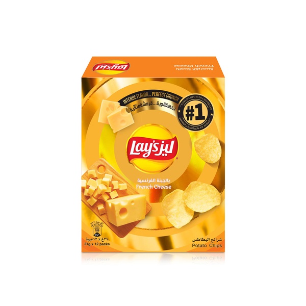 Lays French Cheese Potato Chips 12 x 21g