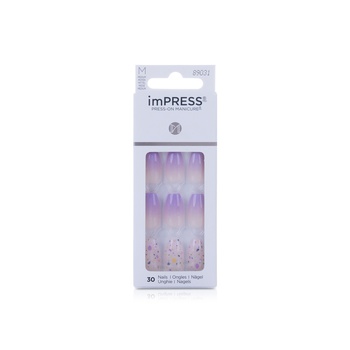 Kiss impress bare all I want 30 medium false nails