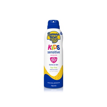 Banana Boat Tear Free Kids Spray on Sunscreen Lotion SPF 50