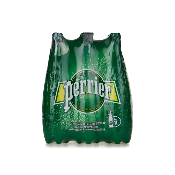 Perrier mineral water 1ltr x6