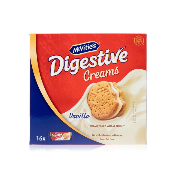 اشتري McVities digestive vanilla creams 44g x 16 في الامارات