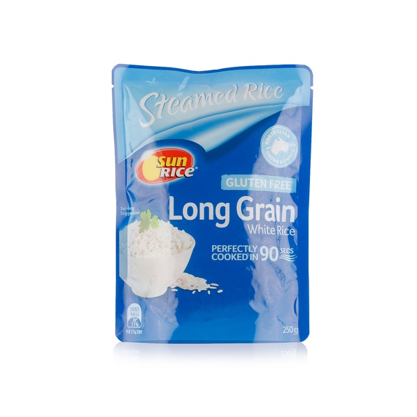 Buy SunRice gluten free long grain white rice 250g in UAE