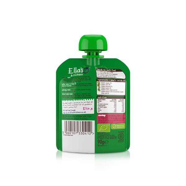 Ella's Kitchen Organic the Green One Fruit Smoothie 6+ Months 450g