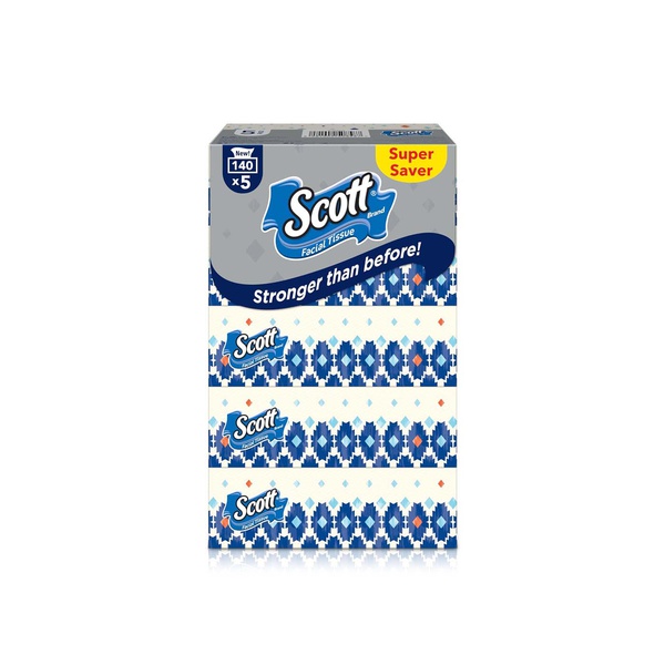 Scott Facial Tissue 2ply x 140 x 5pk