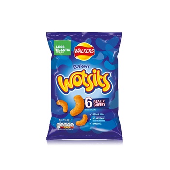 Walkers Baked Wotsits Really Cheesy 6 x 16.5g