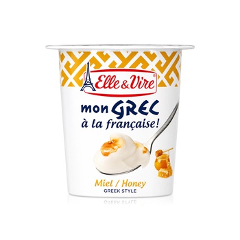 Elle and Vire Greek Yoghurt with Honey 125g