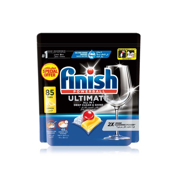 Finish Ultimate All in One Dishwashing Tablets Lemon x85