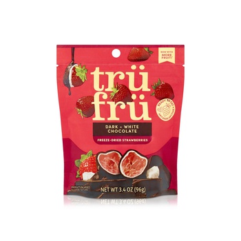 Trufru Strawberries White & Dark Choco 96g