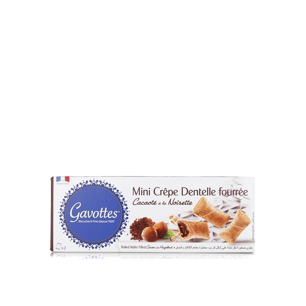 Gavottes Cocoa Hazelnut Crepe Biscuits 90g