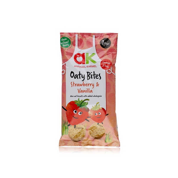 Annabel Karmel strawberry and vanilla oaty bites Spinneys UAE