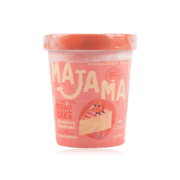 اشتري Majama strawberry dreamcake strawberry cheesecake ice cream 480ml في الامارات