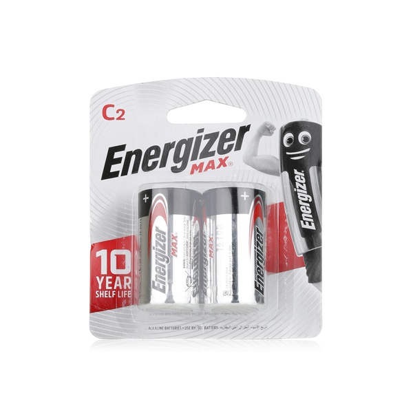 اشتري Energizer max alkaline C LR14 2 pack في الامارات