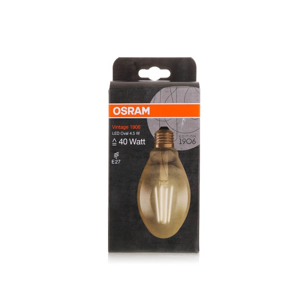 Buy Osram vintage 1906 LED oval light 4.5w warm white in UAE