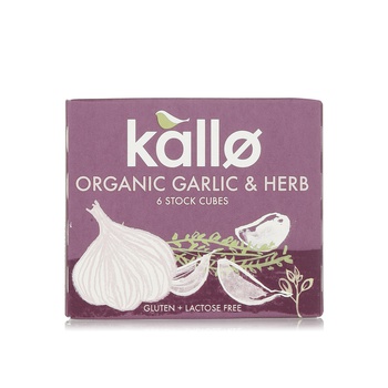 Kallo Organic Garlic and Herb Stock Cubes x 6 66g
