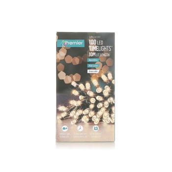 Premier 100 LED Time Lights Warm White