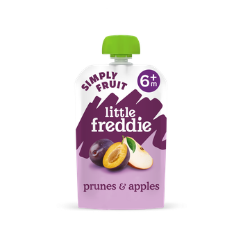 Little Freddie Organic Prunes & Apples baby food pouch +6m 100g