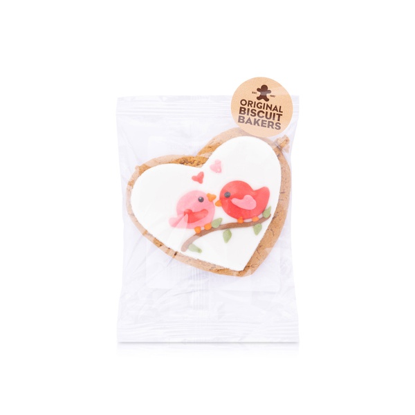 Original Biscuit Valentine's Birds Heart Gingerbread Biscuits 45g