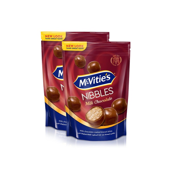 McVitie's Nibbles Milk Chocolate 110g x 2