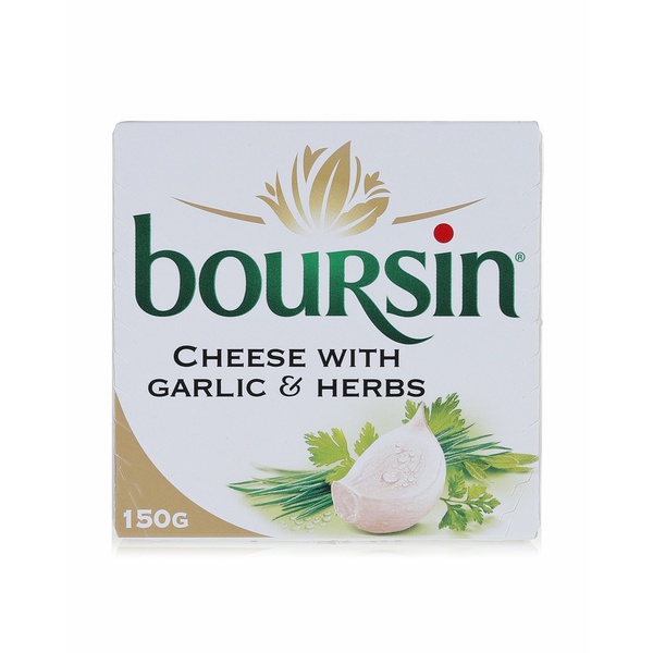 اشتري Boursin Soft Cheese, Garlic and Herbs, 150g في الامارات