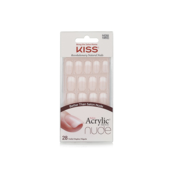 اشتري Kiss salon acrylic French nails kan02c في الامارات