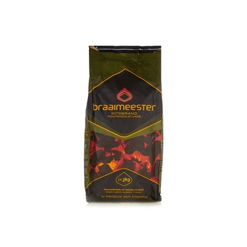 Charka Braaimeester Charcoal 2kg x 2