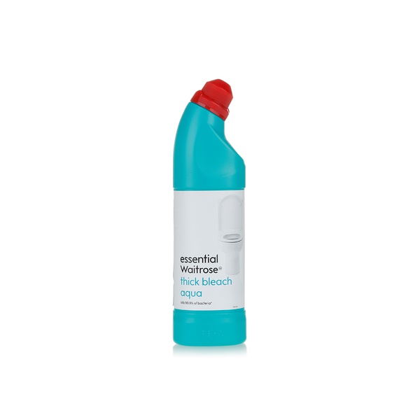 Waitrose Essential Thick Bleach Aqua 750ml