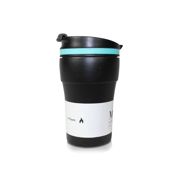 Moya Low Tide Travel Coffee Mug Blue/black 250ml
