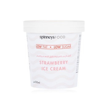 Spinneysfood Low Fat Low Sugar Strawberry Ice Cream 500Ml