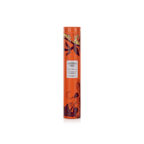 Shortbread House of Edinburgh Chocolate and Orange Shortbread Biscuit Tube 250g