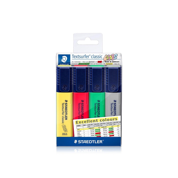 Staedtler Textsurfer Classic Highlighters x 4