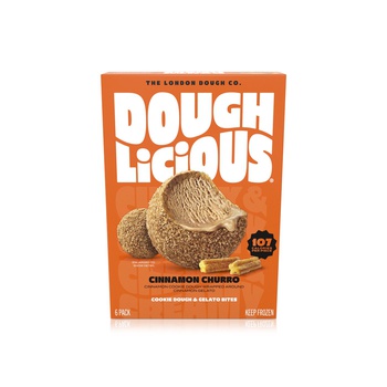Doughlicious Frozen Cinnamon Churro Cookie Dough & Gelato Bites 204g