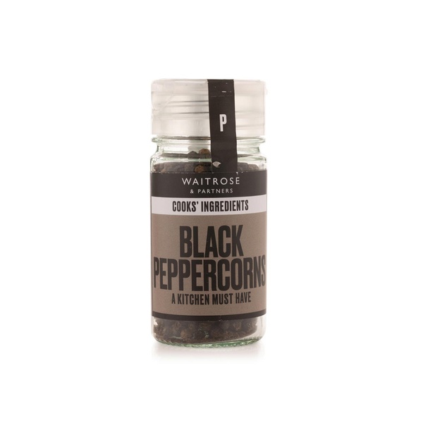 Waitrose Cooks' Ingredients Black Peppercorns 42g