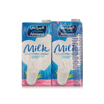 Almarai Uht Milk Fat Free 1 litre x 4