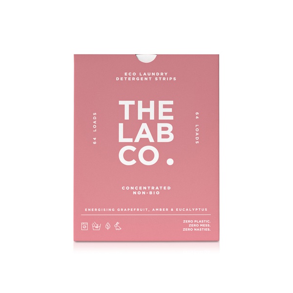 The Lab Co. Laundry Detergent Strips Energising 64pk