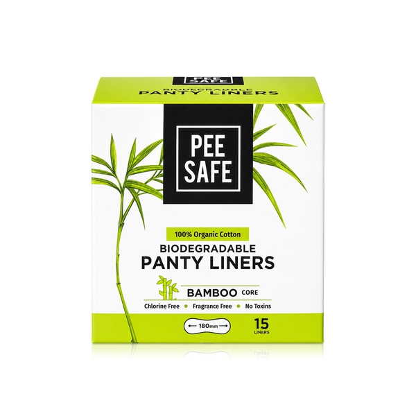 Pee Safe Organic Panty Liners x 15