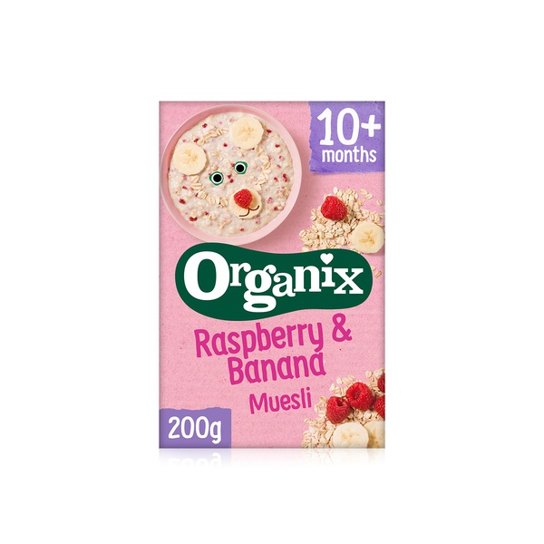 Organix Raspberry & Banana Muesli 10+ Months 200g