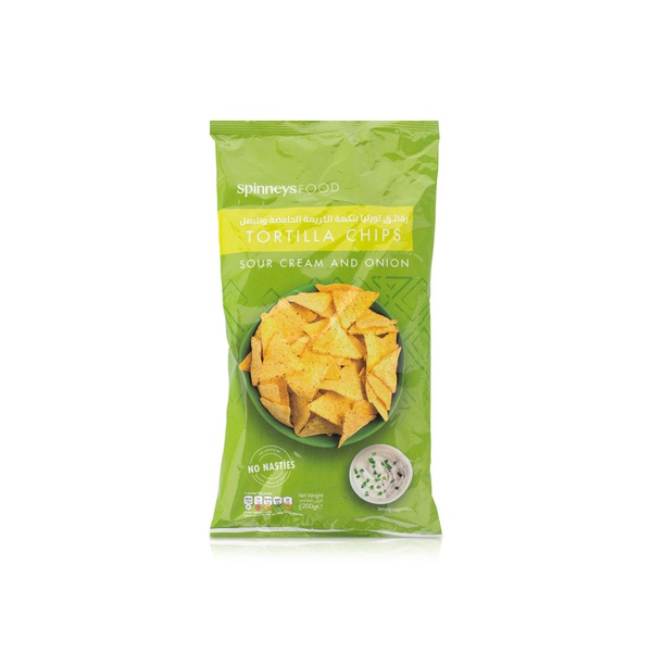 Spinneysfood Sour Cream & Onion Tortilla Chips 200g