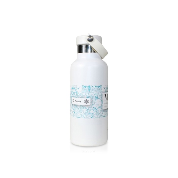Moya Starfish Insulated and Sustainable Water Bottle White 500ml