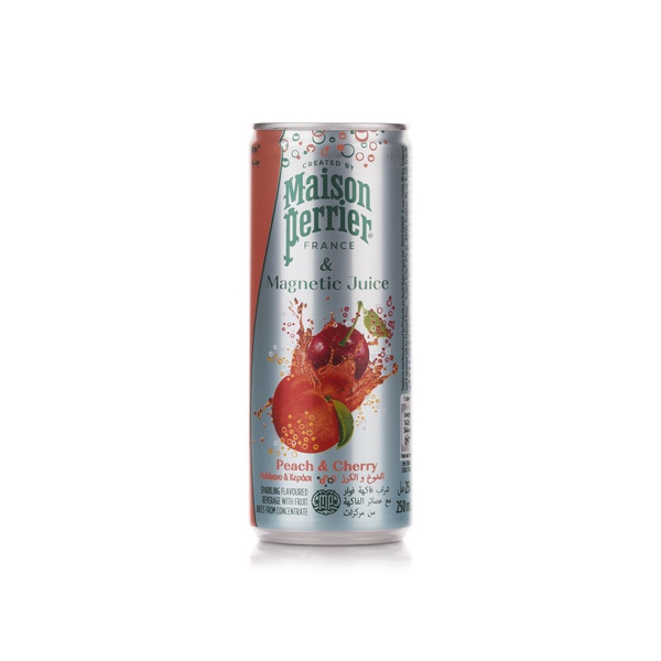 Maison Perrier Magnetic Juice Peach and Cherry Slim Can 250ml