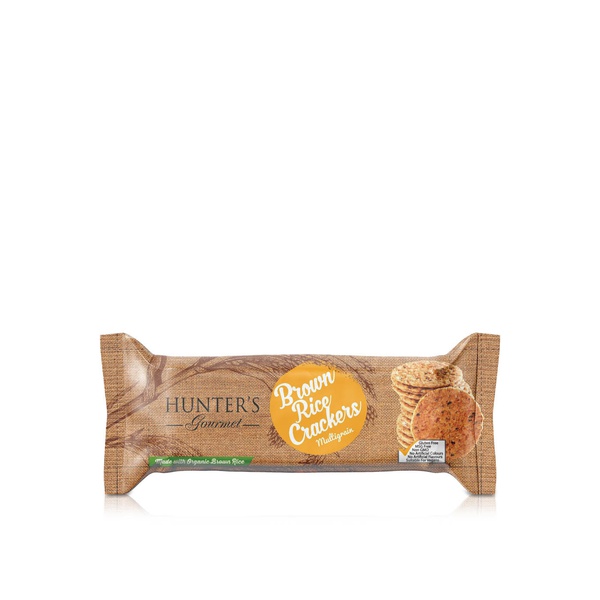 Hunter's Gourmet Brown Rice Crackers Multigrain 100g