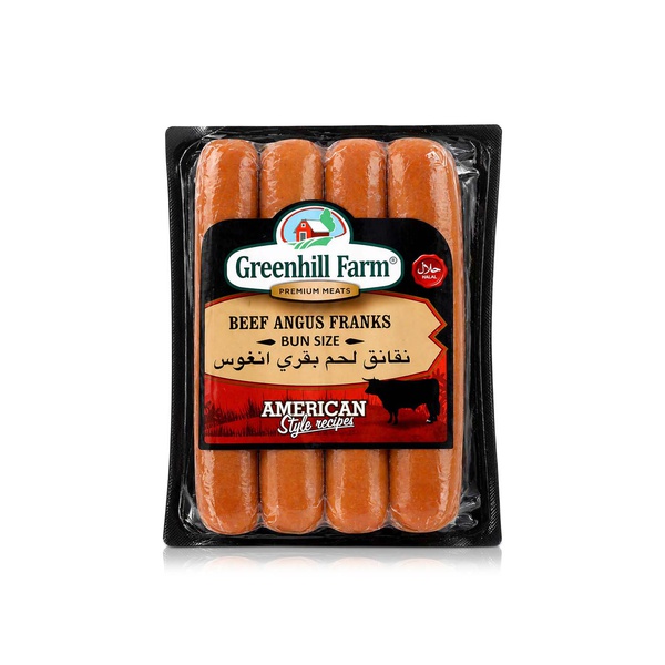 Greenhill Farm Beef Angus Franks Bun Size 424g