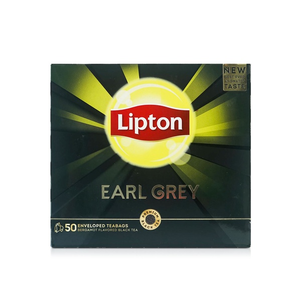 Buy Lipton earl grey tea bags 50 pack 75g in UAE