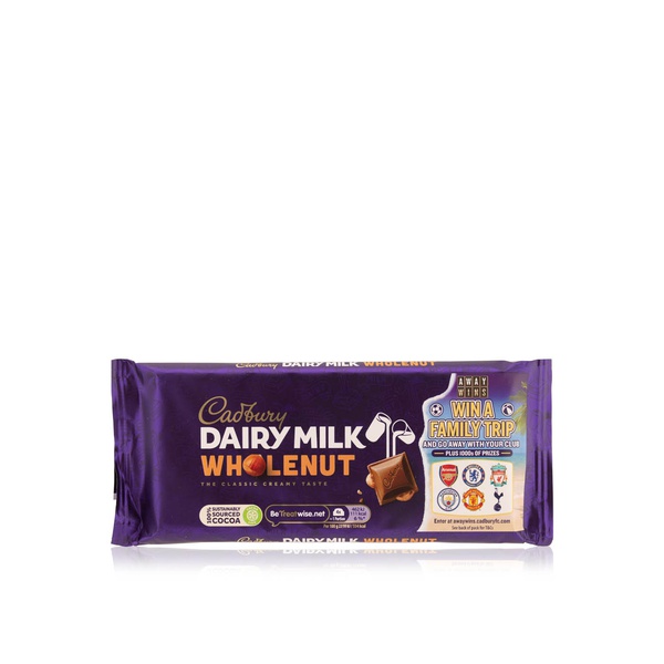 Cadbury Dairy Milk Whole Nut Chocolate 180g