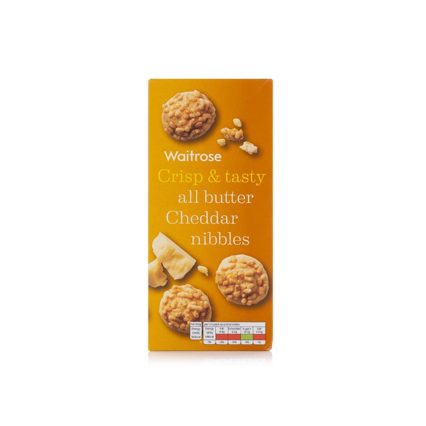 Waitrose all butter cheddar cheese nibbles 100g Spinneys UAE